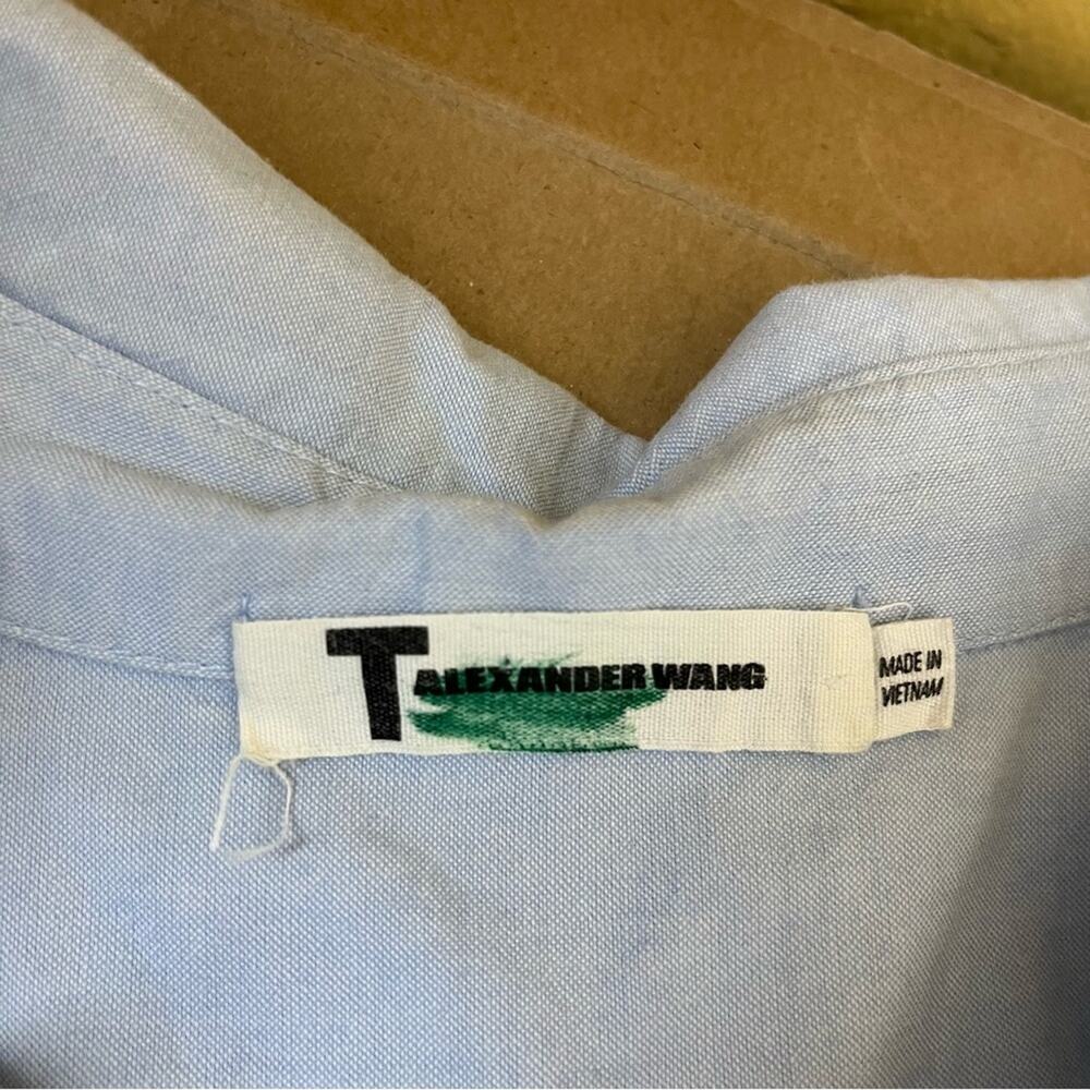 T Alexander Wang Chambray Button Down Shirt - Picture 7 of 7
